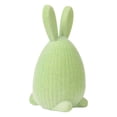 thumbnail image 4 of Figura de conejo de Pascua flocado, estatua de Pascua, durabilidad, decoración navideña, artesanía, adorno de escritorio, lindo para estante de oficin Verde, 4 of 9