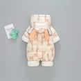 thumbnail image 4 of Coerni Toddler Thick Warm Hooded Snow Suit Hoodies Down Coat Jumpsuit for Toddler Baby Nebworn Thick Warm Ski Suit, 4 of 6