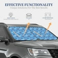 thumbnail image 4 of Wukai Blue Fish Car Front Windshield Sun Shade,Sun Visor Shield Block Automotive Interior Protector Blocks UV Rays-Large, 4 of 6