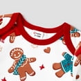 thumbnail image 5 of Conjuntos de pijamas a juego para toda la familia con estampado de hombrecito de jengibre y dibujos navideños (resistentes al fuego), 5 of 5