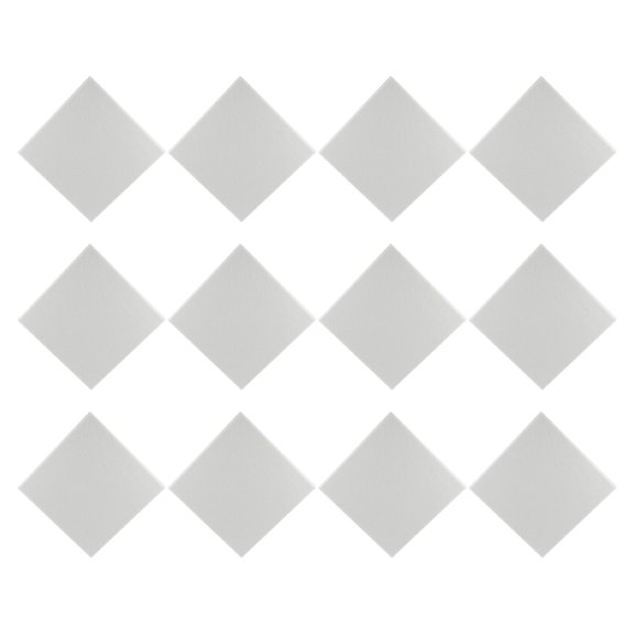 Inteprter 12 bolsas de materiales de insonorización ignífugos convenientes y seguros para sala de Piano adhesivo fuerte es fácil de instalar Decoración del hogar blanco