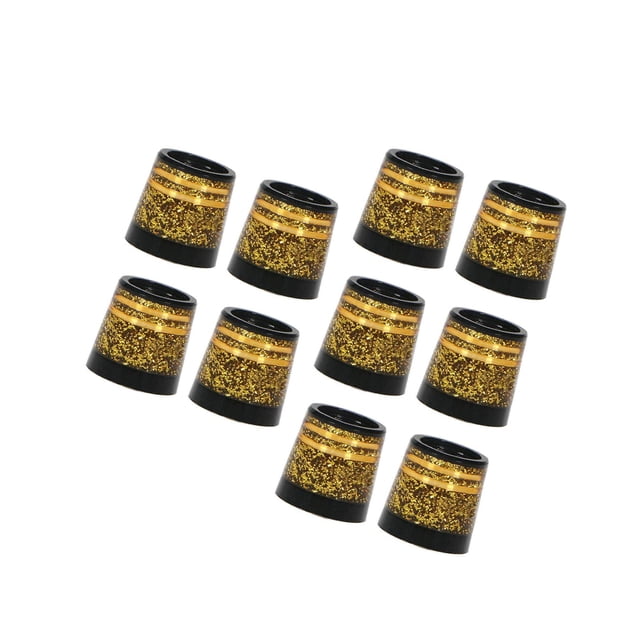10 Pcs Bagues de Fer de Golf Haute Qualité Manches Fuselées Premium Or