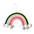 thumbnail image 1 of Colgante de decoración de habitación para niños, colgante de decoración de pared de arco iris de nubes tejidas Wmkox8yii  fhajkh1025, 1 of 1