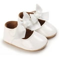 thumbnail image 5 of Baby Girls Shoes Mary Jane Flats Shoes Anti-Slip Soft Rubber Sole Toddler First Walkers Princess Dress Shoes, 5 of 7