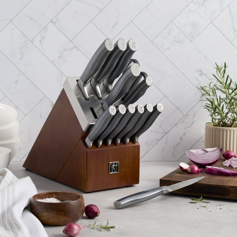 HENCKELS, Self-Sharpening Knife Block Set, 14-pc, Graphite