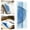 Blue, variant on 4 Pcs Math Geometry Set,Transparent Plastic Geometry Kit Includes Protractor,Straight Ruler,Triangle Ruler,Clear Measuring Tools,Drafting Ruler for and Office Supplies