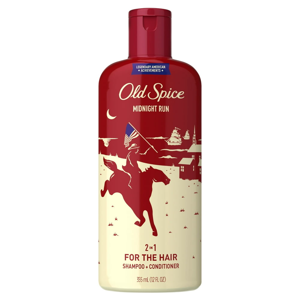 Old Spice Midnight Run 2in1 Shampoo and Conditioner, 12 fl oz