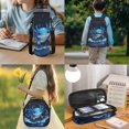 thumbnail image 3 of Pzuqiu Galaxy Axolotl School Backpack Set for Boys Girls 17 Inch Durable School Backpack with Lunch Bag Pencil Case Water Bottle Holder Lightweight Bookbag for Elementary, 3 of 7