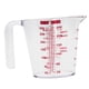 thumbnail image 5 of Tazas de medir de arr de plástico Herramienta de reemplazo de medida de azúcar de agua de cocina transparente 250ml Soledad Vasos medidores, 5 of 9