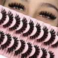 thumbnail image 1 of Pestañas postizas APCYUST Pestañas con volumen tenue estilo ojo de gato, 1 of 6