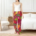 thumbnail image 6 of Lsque Cartoon Vegetables Print Women's Pajama Pants, Lounge Pant - Comfortable Home Wear,Elastic Waistband, Stylish Design-Small, 6 of 9