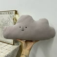 thumbnail image 5 of Ludlz Throw Pillow Breathable Cute Decorative Bright Color Moon Cloud Shaped Pillow Kids Room Decoration for Living Room, 5 of 8