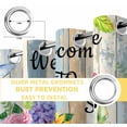 thumbnail image 6 of Spring Dog Blackout Curtains for Bedroom/Living Room, Thermal Insulated Kitchen Curtains, Retro Watercolor Botanical Floral Sunflower Grommet Darkening Window Treatment Drapes 27.5"x39"x2, 6 of 8