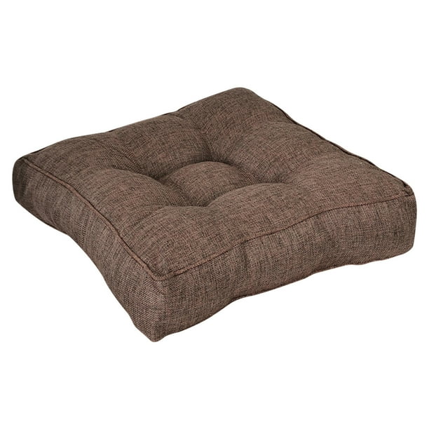 Fiudx Ofertas y liquidaciones Alfombrilla de suelo, almohada de meditación, cojín de lino para asiento, alfombrilla de suelo, adecuada para yoga, sala de estar, balcón, oficina, exterior, cojín de as