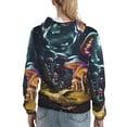 thumbnail image 7 of Haiem Purple Glowing Mushroom for Women's Fashion Hoodies & Sweatshirts with Kangaroo Pocket,Hooded Sweatshirt with Eye-catching Drawstrings-Medium, 7 of 7