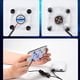 thumbnail image 2 of sweethay Último ventilador de refrigeración portátil de silicona para teléfono para jugadores artefacto radiador carga succión Gamepad Teléfono y Comunicación, 2 of 6