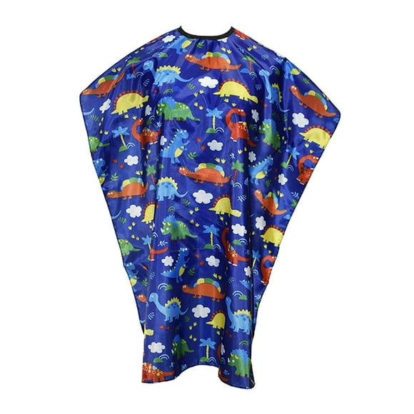 Capa de peluquero para niños, capa de corte de pelo, delantal de corte de pelo con cierre ajustable reutilizable resistente a las manchas para
