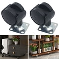 thumbnail image 3 of Koszal 4Pcs 2 Inch Universal Swivel Wheel Threaded Plunger Reliable Accessories Smooth Chair Wheel for Office Chair, 3 of 8