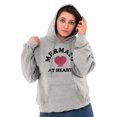 thumbnail image 4 of Mermaid Lovers Cute Seashell Heart Hoodie Sweatshirt Women Brisco Brands L, 4 of 6