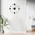 thumbnail image 4 of Reloj de pared creativo sin marco DIY, decoración de pared para el hogar, reloj silencioso, sala de estar, decoración de pared de oficina, 4 of 5