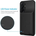 thumbnail image 5 of Rechargeable Battery Case for Samsung Galaxy A55，10000mAh Portable Power Bank with Battery Level Display, +100% Extra Battery Life, 5 of 7
