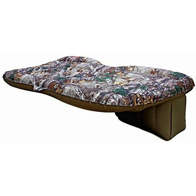 AirBedz Matelas Pneumatique pour Siège Arrière PPI-CMO TRKMAT avec Pompe Portable C.c.; Nylon Robuste; Camouflage; avec Sac de Rangement et Trousse de Réparation