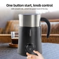 thumbnail image 2 of 5-in-1 Electric Milk Frother Maker with Magnetic Mixing System, 500W Power, 700ml Capacity, Hot/Cold Milk Foam & Heating Function, Rotary Control, LED Indicator, 304 Stainless Steel & Plastic, 110V, 2 of 6