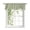 Green, variant on Brown Gingham Tie Up Valances Curtain, Modern Minimalist White Line Grid Points Checkered Adjustable Rod Pocket Short Window Treatment Tie Up Curtains Valances for Kitchen Bathroom 54x18 Inches