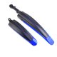 thumbnail image 1 of Yuarrent Guardabarros ajustables para bicicleta, 2 uds., guardabarros para rueda delantera/trasera, alas para bicicleta de montaña, accesorios para Ciclismo azul negro Yuarrent OD0529-03, 1 of 6