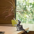thumbnail image 5 of Brown Sitting Fairy Garden Statue - Elegant Outdoor Decor, 5 of 5