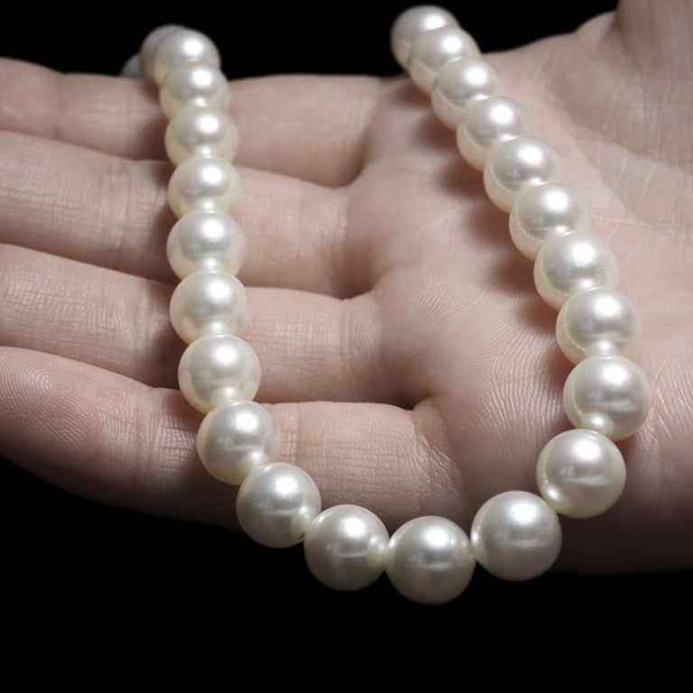 Long strand of pearls costume jewelry sale