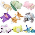 thumbnail image 2 of Muñecos de peluche Kawaii de Pokémon durmiendo, Gengar, Eevee, Cubone, Chikorita, Lucario, Vaporeon, Charmander, regalos, 2 of 5