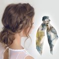 thumbnail image 2 of Unique Bargains 1 Pc Grace Pastoral Style Hair Ties Hair Bands Peacock Blue, 2 of 5