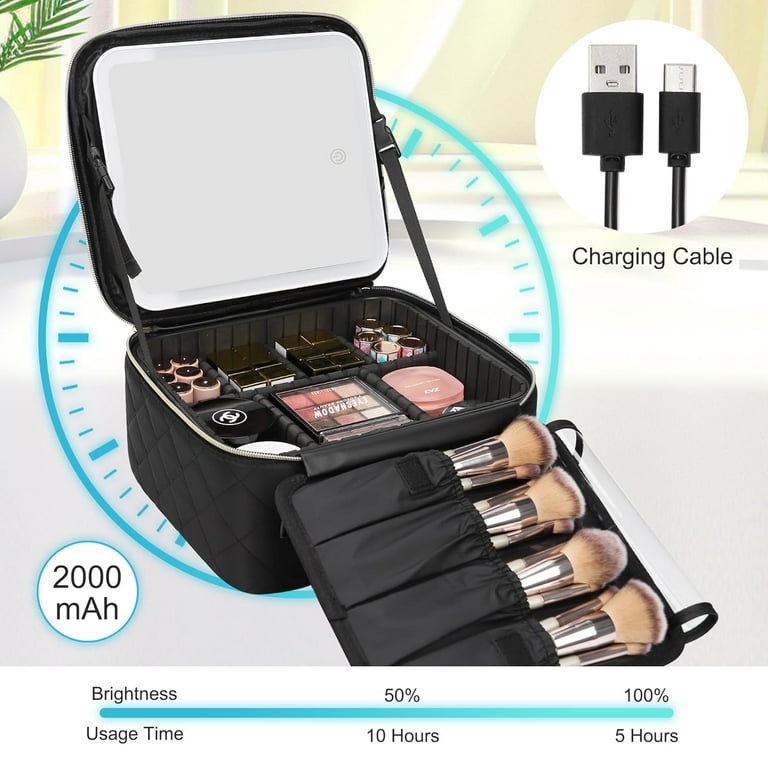 Professional Makeup Relavel Travel Makeup Case Relavel Makeup Backpack,  Professional Makeup Case Extra Large