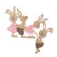 thumbnail image 5 of Lovely Rabbits Adorno de Escritorio Centro de Mesa Al Aire Libre Interior Marco de La Puerta Decoración Suministros para Fiestas Craft Photo Props 28cmx30cm Soledad Letrero de mesa, 5 of 10
