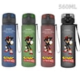 thumbnail image 5 of Nuevo vaso de agua Sonic Hedgehog de 560 ml, de plástico azul y negro, a prueba de fugas, portátil, para viajes al aire libre, para deportes, hermoso regalo para buenos amigos, 5 of 5