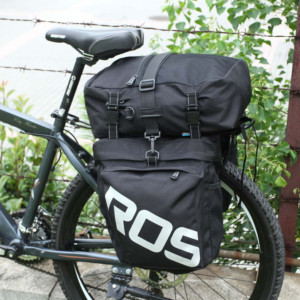 ROSWHEEL 3 in 1 Multifunction Road MTB Mountain Bike Bag Bicycle Pannier F8H4