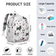 thumbnail image 6 of Scribble Dogs Backpack for School,Cute School Bag,Schoolbag with Adjustable Shoulder Straps & Padded Back,15"x11.42"x5.5", 6 of 6