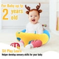 thumbnail image 2 of RoamReady Baby Support Sofa, Sitting Chair Safe Sit Up Back Head Protect Seat Learn to Sit Chair for Toddlers 3-24 Month Floor Plush Lounger (Puppy), 2 of 7