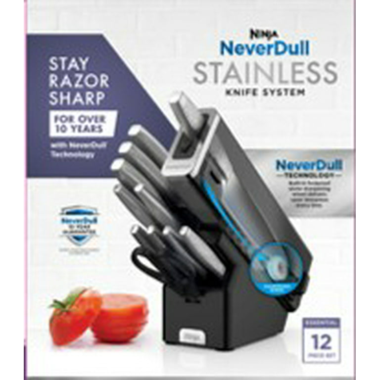 This Ninja knife set with a built-in sharpener is on sale at