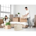 thumbnail image 6 of Unique Bargains 1 Pack Clothes Storage Bags Moving Bags Yellow 21*14.5*6.5in, 6 of 7