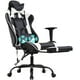 thumbnail image 1 of Gaming Chair Racing Office Chair Ergonomic Desk Chair Massage PU Leather Recliner PC Computer Chair with Lumbar Support Headrest Armrest Footrest Rolling Swivel Task Chair for Women Adults (White), 1 of 6