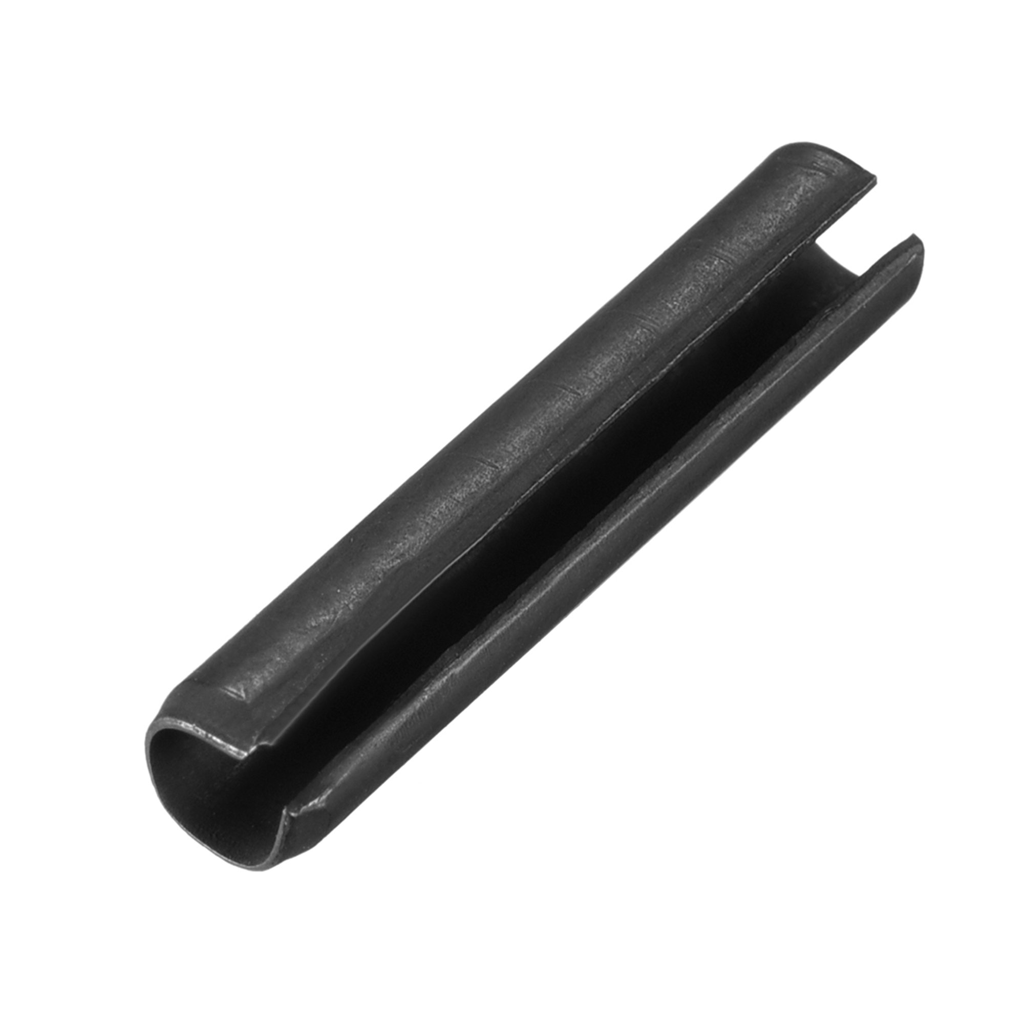 3.3mm x 16mm Dowel Pin Carbon Steel Split Spring Roll Shelf Support Pin Fasten Hardware Black 30Pcs