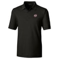 thumbnail image 2 of Men's Cutter & Buck  Black UMass Minutemen Forge Pencil Stripe Stretch Polo, 2 of 3