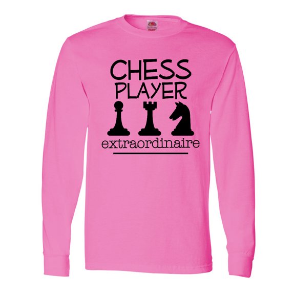 Inktastic Chess Player Game Long Sleeve T-Shirt