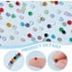 thumbnail image 3 of 100 cuentas bicono de vidrio facetado de 3 mm y 16 colores aleatorios, imitación austriaca, cuentas espaciales, para manualidades, pulseras, bisutería, agujero de 0,7-0,9 mm., 3 of 3