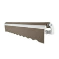 thumbnail image 3 of Awntech 18 Ft Maui Left Motorized Heavy Duty Patio Retractable Awning (216in x 9.25in x 120in), Taupe, 3 of 8