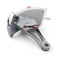 thumbnail image 3 of Chrome Billet Side Axle License Plate With LED Taillight For Harley, 3 of 4