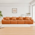 thumbnail image 3 of LiviNest 4-Seat Modular Sofa for Apartments: Zero-Hour Setup Sofa - 32D High-Density Sponge & Premium Teddy Fabric - Anti-Slip Base for Small Living Rooms & Rentals, 3 of 6
