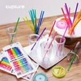 thumbnail image 6 of Cupture® Reusable & Unbreakable Color Straws - 12 Count + Free Brush, 6 of 13